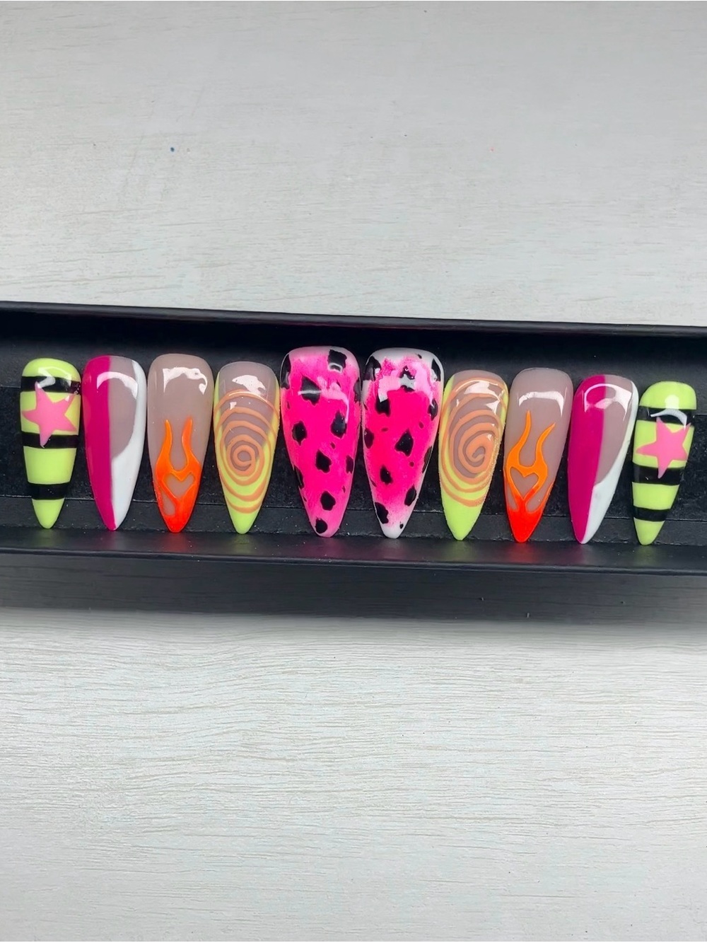 Out of the box Acrylic Press-On Nails